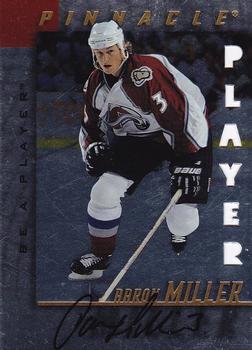 1997-98 Pinnacle Be a Player - Autographs Die Cut #75 Aaron Miller Front