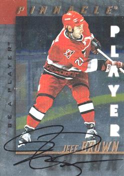 1997-98 Pinnacle Be a Player - Autographs Die Cut #89 Jeff Brown Front