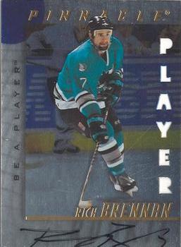 1997-98 Pinnacle Be a Player - Autographs Die Cut #236 Rich Brennan Front