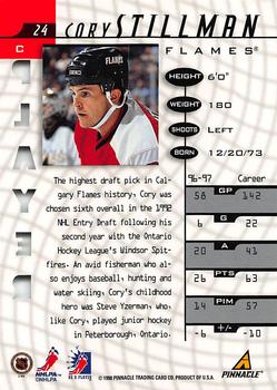 1997-98 Pinnacle Be a Player - Autographs Prismatic Die Cut #24 Cory Stillman Back