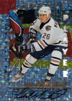 1997-98 Pinnacle Be a Player - Autographs Prismatic Die Cut #72 Todd Marchant Front