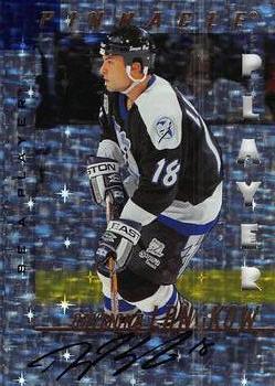 1997-98 Pinnacle Be a Player - Autographs Prismatic Die Cut #176 Daymond Langkow Front