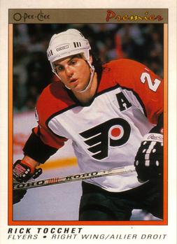 1990-91 O-Pee-Chee Premier #120 Rick Tocchet Front