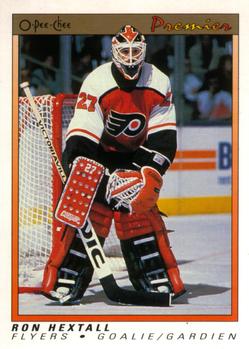 1990-91 O-Pee-Chee Premier #41 Ron Hextall Front