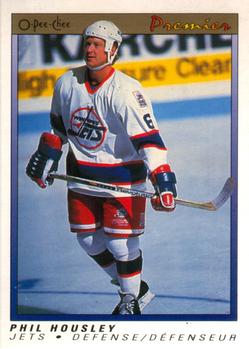 1990-91 O-Pee-Chee Premier #45 Phil Housley Front