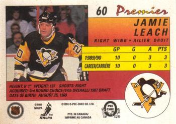 1990-91 O-Pee-Chee Premier #60 Jamie Leach Back