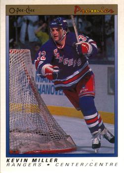 1990-91 O-Pee-Chee Premier #73 Kevin Miller Front