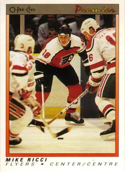 1990-91 O-Pee-Chee Premier #96 Mike Ricci Front