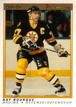 1990-91 O-Pee-Chee Premier #9 Ray Bourque Front