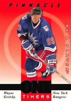 1997-98 Pinnacle Be a Player - One Timers #1 Wayne Gretzky Front