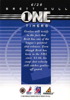 1997-98 Pinnacle Be a Player - One Timers #6 Brett Hull Back