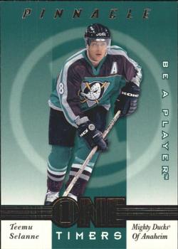 1997-98 Pinnacle Be a Player - One Timers #8 Teemu Selanne Front