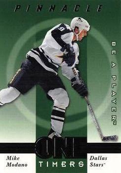 1997-98 Pinnacle Be a Player - One Timers #10 Mike Modano Front