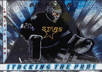 1997-98 Pinnacle Be a Player - Stacking the Pads #5 Ed Belfour Front
