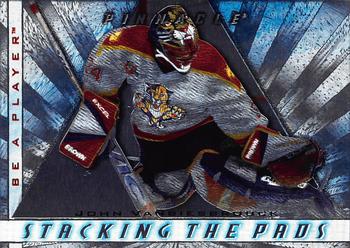 1997-98 Pinnacle Be a Player - Stacking the Pads #8 John Vanbiesbrouck Front