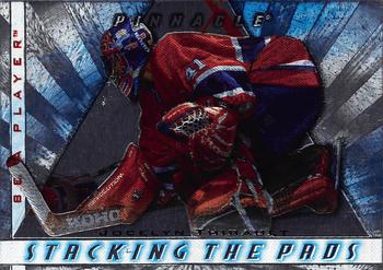1997-98 Pinnacle Be a Player - Stacking the Pads #9 Jocelyn Thibault Front