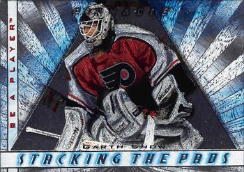 1997-98 Pinnacle Be a Player - Stacking the Pads #12 Garth Snow Front