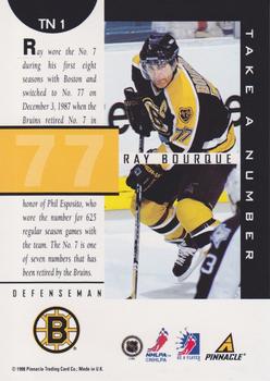 1997-98 Pinnacle Be a Player - Take a Number #TN1 Ray Bourque Back