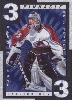 1997-98 Pinnacle Be a Player - Take a Number #TN4 Patrick Roy Front