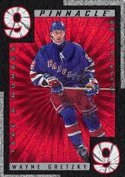 1997-98 Pinnacle Be a Player - Take a Number #TN8 Wayne Gretzky Front