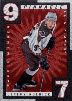 1997-98 Pinnacle Be a Player - Take a Number #TN12 Jeremy Roenick Front