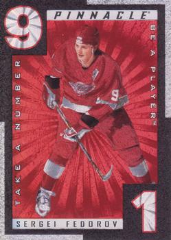 1997-98 Pinnacle Be a Player - Take a Number #TN5 Sergei Fedorov Front