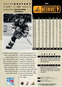 1997-98 Pinnacle Beehive - Golden Portraits #33 Wayne Gretzky Back