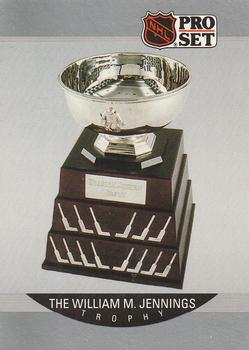 1990-91 Pro Set #382 The William M. Jennings Trophy Front