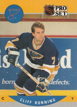 1990-91 Pro Set #526 Cliff Ronning Front