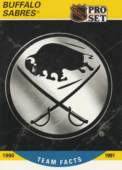1990-91 Pro Set #567 Buffalo Sabres Logo Front
