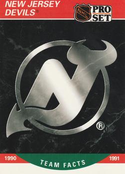 1990-91 Pro Set #576 New Jersey Devils Logo Front