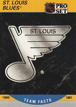 1990-91 Pro Set #582 St. Louis Blues Logo Front