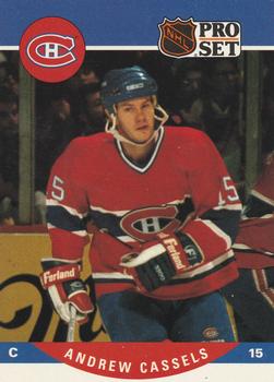 1990-91 Pro Set #615 Andrew Cassels Front