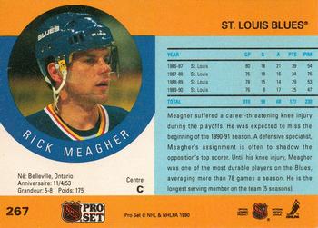 1990-91 Pro Set #267 Rick Meagher Back