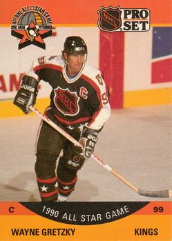 1990-91 Pro Set #340 Wayne Gretzky Front