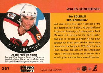 1990-91 Pro Set #357 Ray Bourque Back