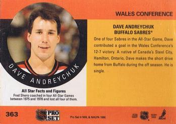1990-91 Pro Set #363 Dave Andreychuk Back
