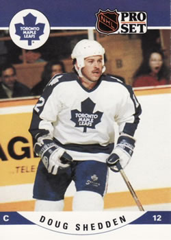 1990-91 Pro Set #542 Doug Shedden Front