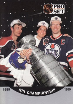 1990-91 Pro Set #704 NHL Championship Front
