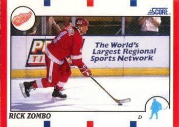 1990-91 Score American #101 Rick Zombo Front