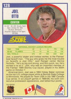 1990-91 Score American #128 Joel Otto Back