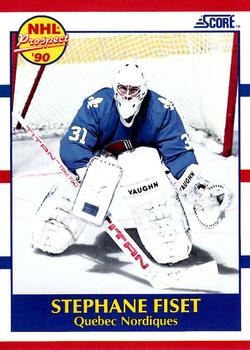 1990-91 Score American #415 Stephane Fiset Front
