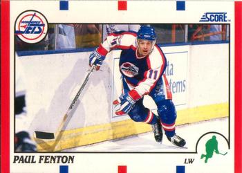 1990-91 Score American #156 Paul Fenton Front