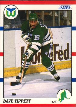 1990-91 Score American #192 Dave Tippett Front