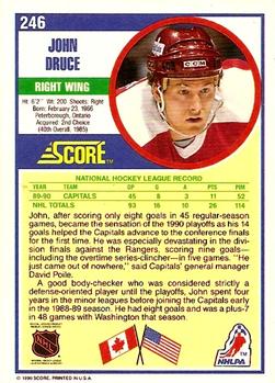 1990-91 Score American #246 John Druce Back