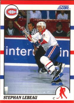 1990-91 Score American #262 Stephan Lebeau Front