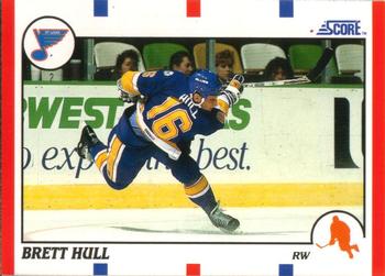 1990-91 Score American #300 Brett Hull Front