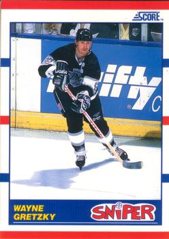 1990-91 Score American #336 Wayne Gretzky Front
