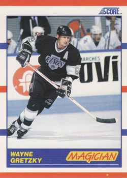 1990-91 Score American #338 Wayne Gretzky Front