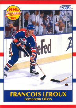 1990-91 Score American #393 Francois Leroux Front